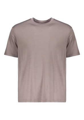 Herno short-sleeve round-neck T-shirt - Brown