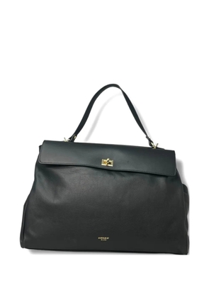 avenue 67 leather tote bag - Black