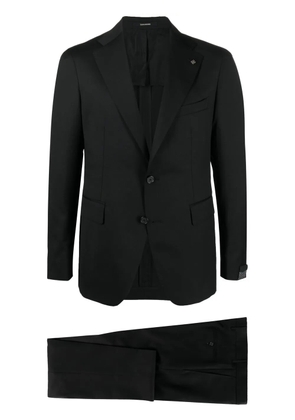Tagliatore virgin wool single-breasted suit - Black