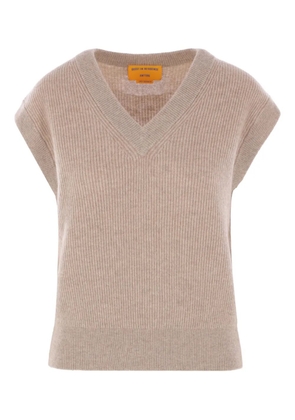 Guest In Residence ribbed cashmere sweater - Neutrals