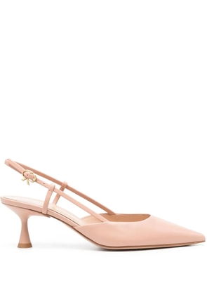 Gianvito Rossi Ascent 55mm slingback pumps - Pink