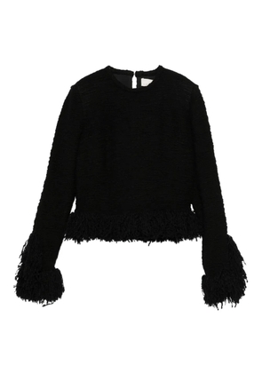 LIBEROWE Lila fringed blouse - Black