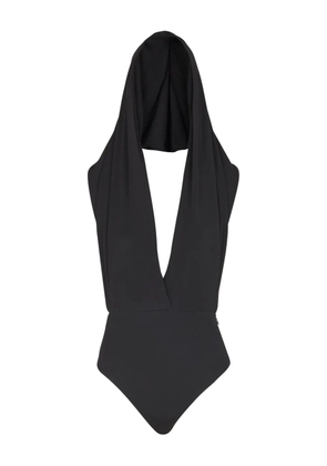 Balmain hooded bodysuit - Black