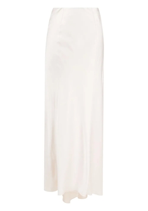 Peserico Enver satin maxi skirt - Neutrals