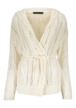 Fabiana Filippi open-knit cardigan - White