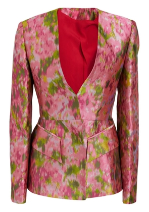 Del Core printed blazer - Pink