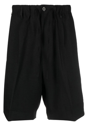 Y-3 drawstring bermuda shorts - Black
