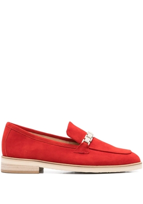Casadei chain-detail loafers - Red