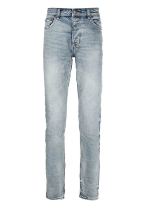 Ksubi crinkled slim-cut jeans - Blue