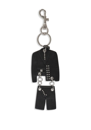 Versace leather keyring - Black