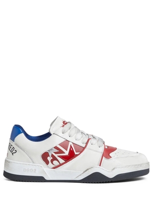 DSQUARED2 panelled sneakers - White