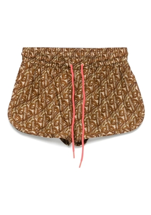 ZIMMERMANN silk shorts - Brown
