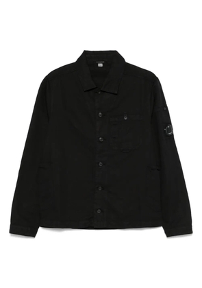 C.P. Company Lens-detailed overshirt - Black