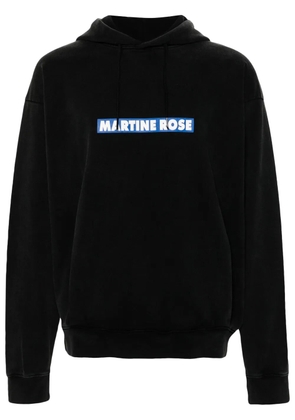 Martine Rose Blow Your Mind logo-print hoodie - Black