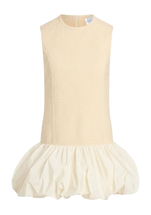 Patou tweed bubble-hem dress - Neutrals