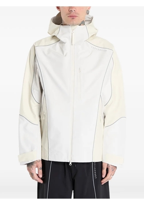 adidas By Consortium paneled hooded jacket - Neutrals