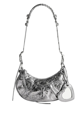 Balenciaga Le Cagole XS metallized shoulder bag - Silver
