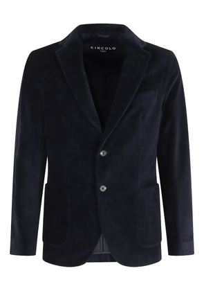 Circolo 1901 corduroy two-button blazer - Blue