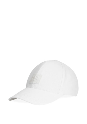 Dolce & Gabbana logo-patch baseball cap - White