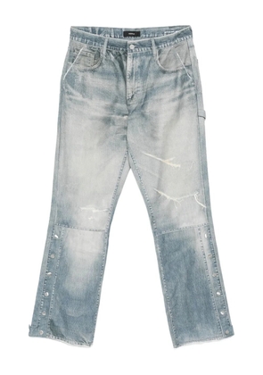 Purple Brand button-fastening distressed jeans - Blue
