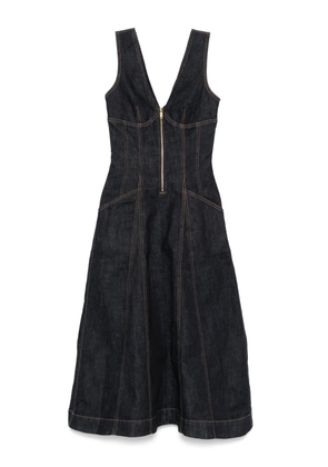 Self-Portrait denim dress - Blue