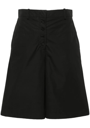 Jil Sander high-waist bermuda shorts - Black