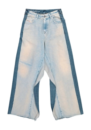 PROTOTYPES colour-block jeans - Blue