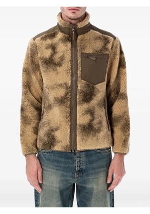 Corridor long-sleeve fleece coat - Neutrals