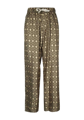 Palm Angels silk pajama pants - Neutrals