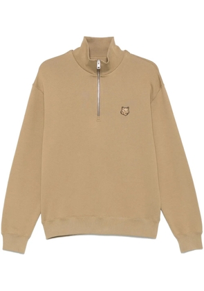 Maison Kitsuné Fox-motif sweatshirt - Neutrals