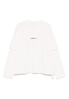 Peacemaker Oamc painted double-layer T-shirt - White