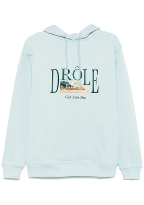 Drôle De Monsieur Le Hoodie Tennis Court hoodie - Blue