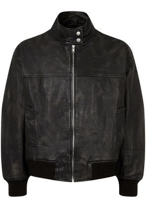 TOMBOY leather biker jacket - Black