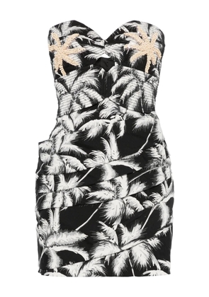 Johanna Ortiz Sombra Tropical mini dress - Black