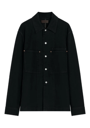 LEMAIRE patch-pocket front-closure jacket - Black