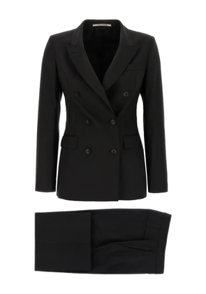 Tagliatore double-breasted peak-lapel suit - Black