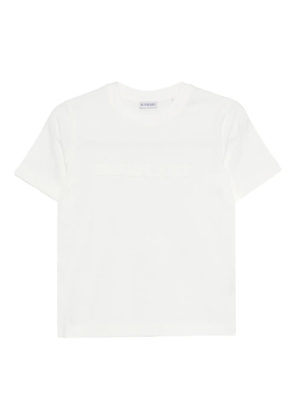 Burberry embossed T-shirt - White