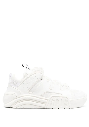 GCDS panelled high-top sneakers - White