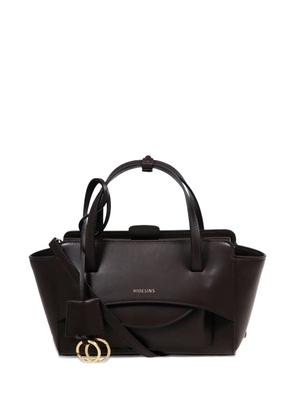 HIDESINS small Flap tote bag - Brown