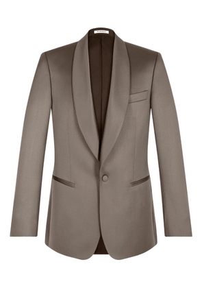 FURSAC shawl-collar single-breasted tuxedo - Brown