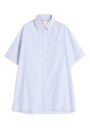 Valentino Garavani VLogo-embroidered shirt - Blue