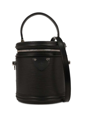 Louis Vuitton Pre-Owned 2018 top-handle leather bucket bag - Black