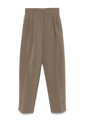 The Frankie Shop pleated buttoned trousers - Green