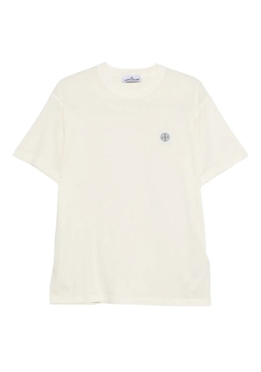 Stone Island logo-patch T-shirt - Neutrals