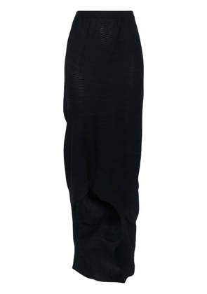 Issey Miyake Aerate asymmetric skirt - Blue