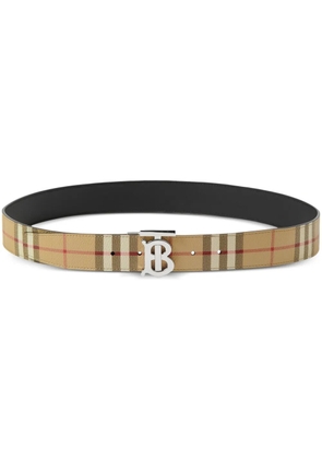 Burberry Vintage Check reversible belt - Neutrals