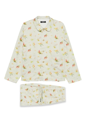 Undercover floral-pattern shirt and trousers set - Green