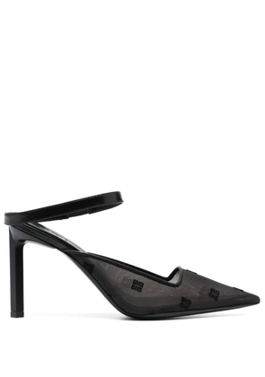 Givenchy 100mm logo-embroidered mules - Black