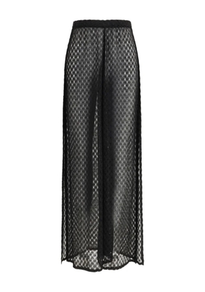 Missoni geometric-patterned trousers - Black