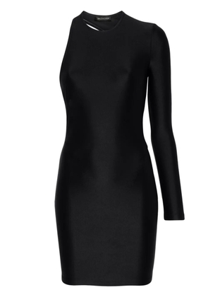 Balenciaga asymmetric mini dress - Black